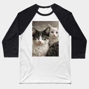 Gorgeous Cute Kittens & Cats Baseball T-Shirt